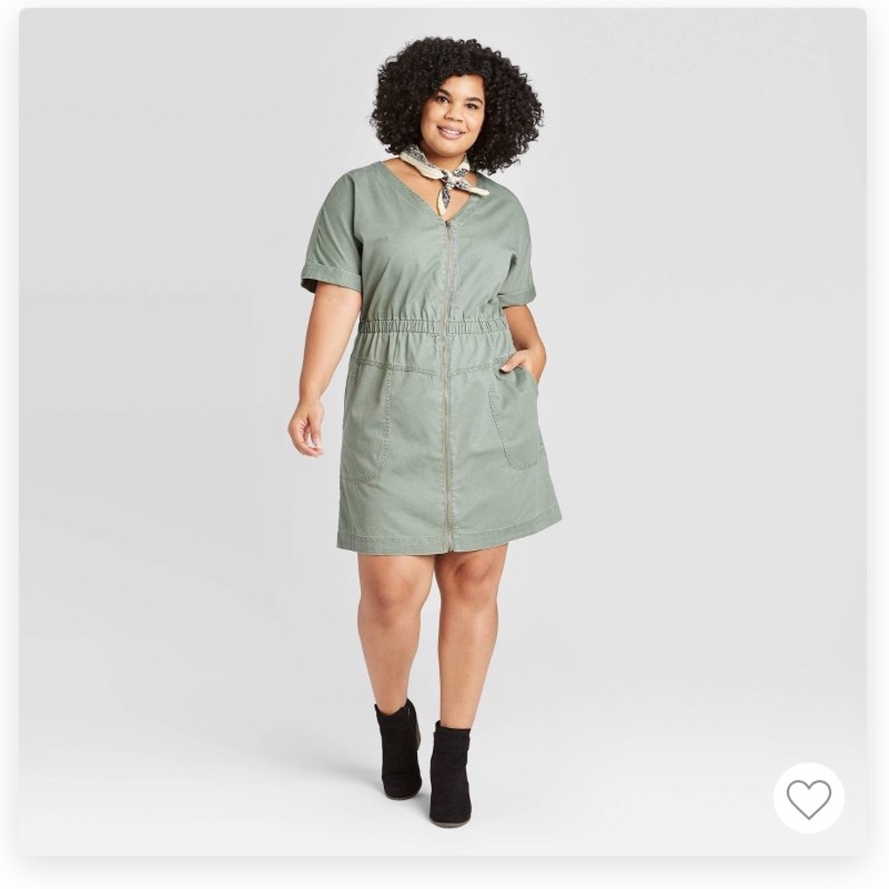 Universal Thread Army Green Dress 3x